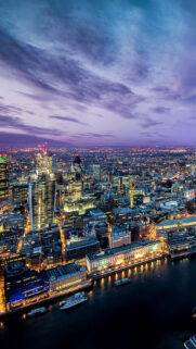City Evening Skyview HD Wallpapers Free Download