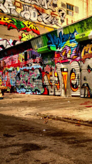 Colorful Graffiti City Alley Street Art Wallpapers Free Download