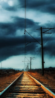 Countryside Railway Storm Wallpapers Free Download