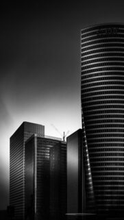 Dark Light Shining On Buildings 4K Wallpapers Free Download