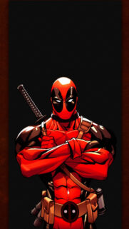 Deadpool Illustration Phone Wallpapers Free Download