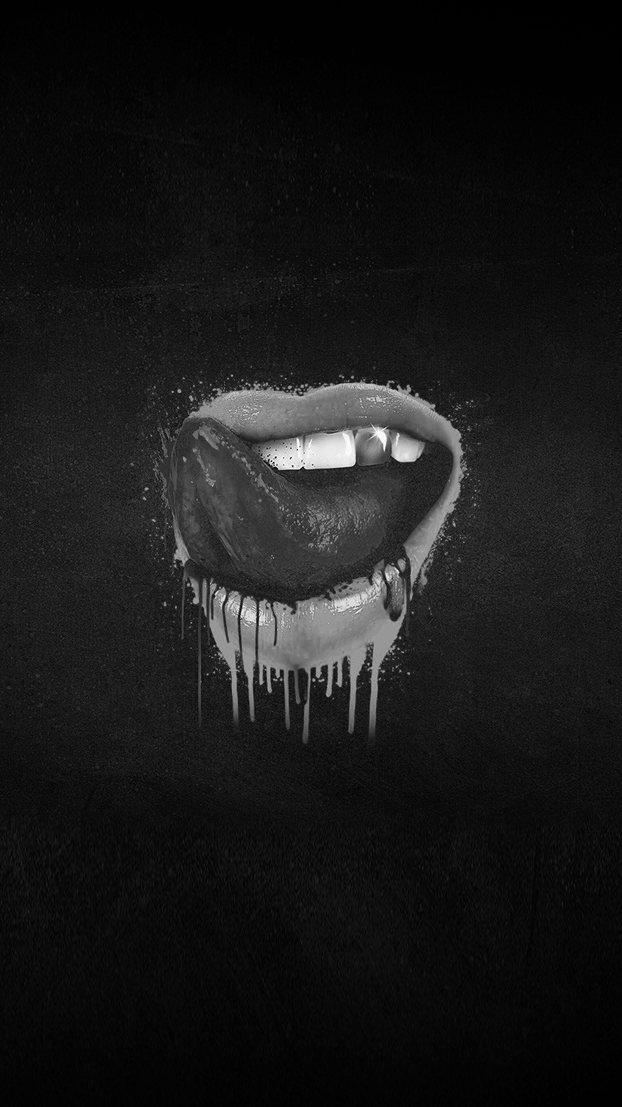 Delicious Lips Black And White Blood Wallpapers Free Download