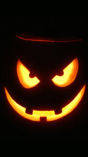 Evil Pumpkin Glowing Halloween 4K Wallpapers Free Download