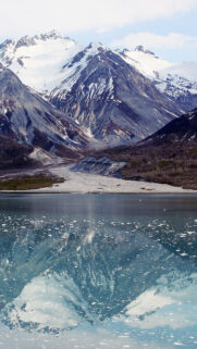 Glacial Lake Mountains Snow Wallpapers Free Download
