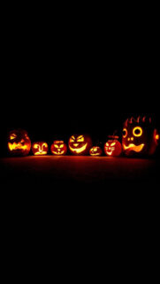 Glowing Halloween Pumpkins 4K Wallpapers Free Download