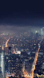Gotham City At Night Android Wallpaper