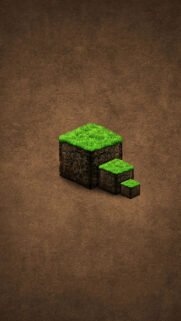 Green Grass Cube Steps Phone Wallpapers Free Download