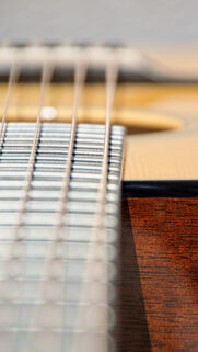Guitar Strings Detail Close-up Phone Wallpapers Free Download