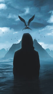 People Back View, Dark Cloud, Wallpapers Free Download For Mobile
