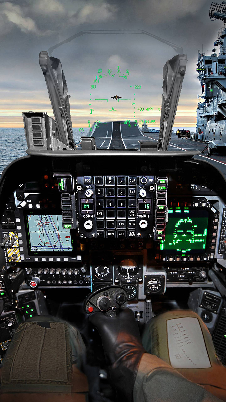 Helicopter Cockpit Phone HD Wallpapers Free Download