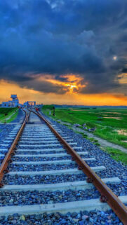 Rail Line, Sunset Wallpapers Free Download For Your Device