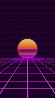 Retro Sunset Art Wallpapers Free Download For Your Device