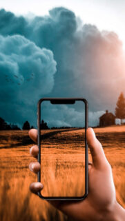 Phone & Hand Effect Wallpapers Free Download