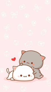 Pink Cat Cute Wallpapers Free Download