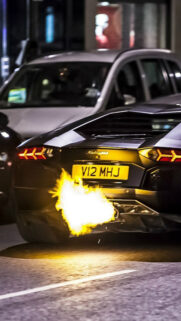 Black Lamborghini Aventador Full HD Wallpapers Download