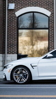 BMW Whire Side View HD Wallpapers Free Download