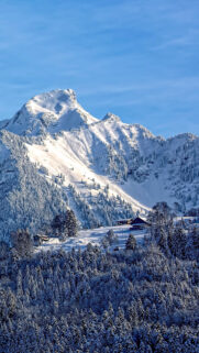 Mountains Snow Top SkyWallpapers Free Download