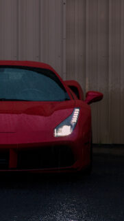 Sports Car Front View Headlight Ultra HD Wallpapers Download