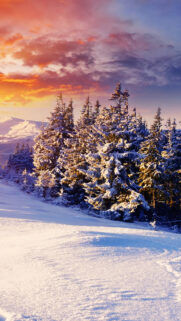 Sunset, Mountains, Clouds, Landscapes Free Wallpapers Download