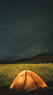 Tent Starry Sky Night Wallpapers Free Download