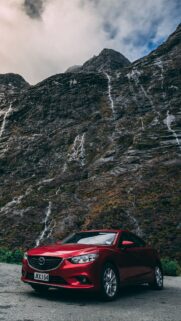 Auto Red Mountains Stones Wallpapers Free Download for Phone