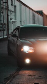 Black Car Headlight HD Wallpapers Free Download