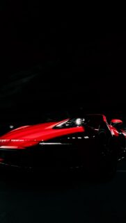 Black Night Car Background Image