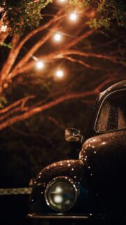 Black Retro Car Full HD Wallpapers Free Download