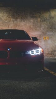 Bmw 320i Red Car HD Wallpapers Free Download