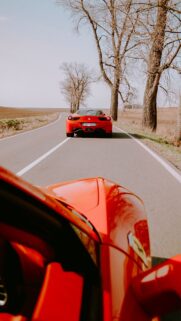 Car Chase Red Wallpapers Free Download