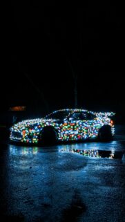 Car Garlands Lights Wallpapers Free Download