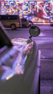Car Mirror Neon Wallpapers Download for Phone