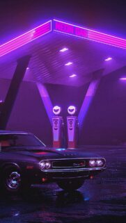 Car Old Neon Wallpapers Download for Phone