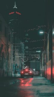 Car Rear View Garlands Wallpapers Download for Phone