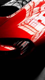 Car Red Reflection Wallpapers Download for Phone