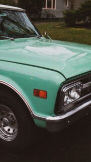 Car Turquoise Vintage Background Wallpapers for Mobile
