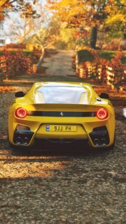 Ferrari Sports Car Yellow Wallpapers Free Download