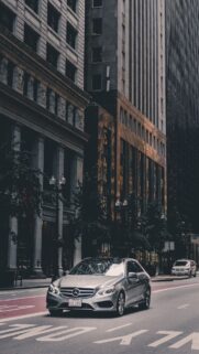 Mercedes Car City Background Wallpapers Download