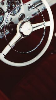 Mercedes Car Steering Wheel Background Wallpapers Download for Phone