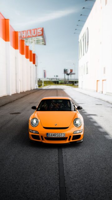 Black Porsche HD wallpaper download