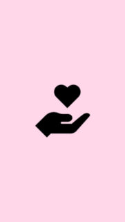 Pink Hand Icon Aesthetic Wallpapers Download