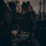 London Taxi Dusk