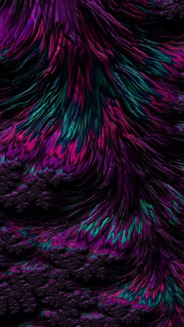 Purple And Green Abstract Background With Lots Of Lines