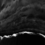 Ethereal Black Sand Beach Abstract