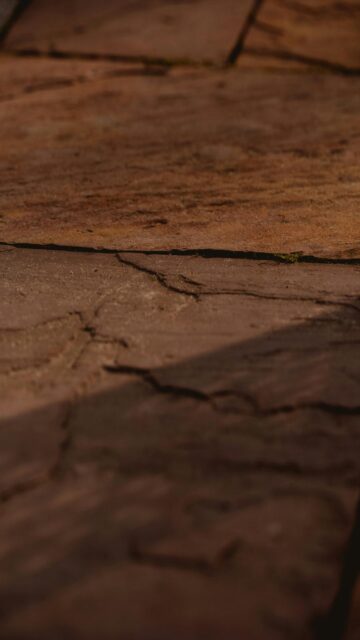 Rough Brown Stone Tiles with Shadows