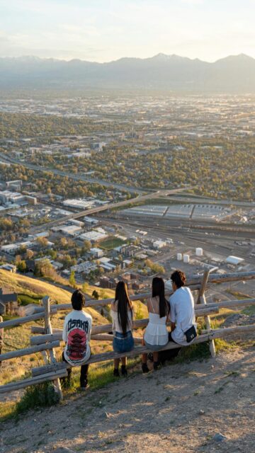 Vibrant Cityscape at Sunset