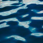 Rippling Blue Water with Light Reflections - Mobile Wallpaper