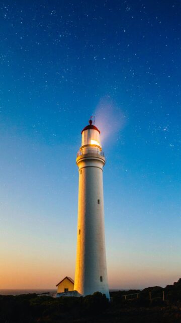 White Concrete Lighthouse