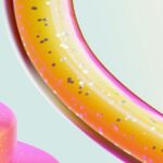Vibrant Pink and Yellow Object