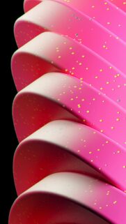 Pink Surfboard with Gold Sprinkles Wallpaper